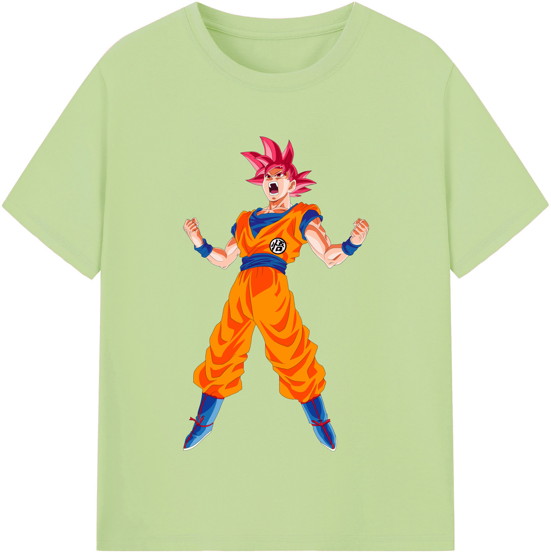 （画像用） ドラゴンボール 孫悟空（そん ごくう）Son Goku カカロット DRAGON BALL Kakarotto 綿100％半袖Tシャツ（フロントプリント）